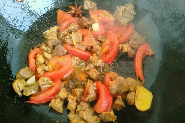 番茄牛肉粉丝汤的做法图解6