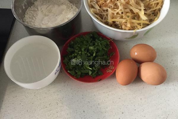 鸡蛋早餐饼的做法图解1