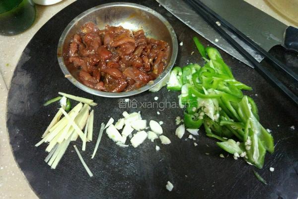 炒驴肉的做法图解1