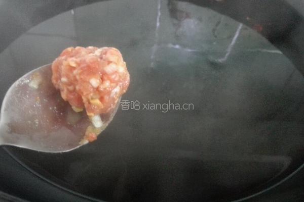 白菜粉丝牛肉丸子汤的做法图解4
