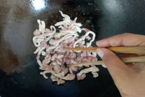 京酱肉丝的做法图解4