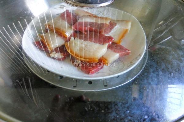蒸咸肉的做法图解4