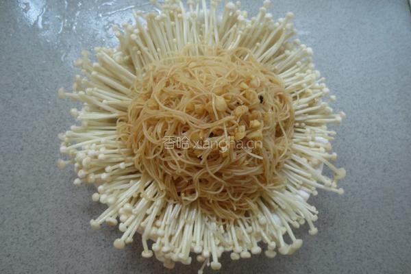 蒜茸粉丝金针菇的做法图解9