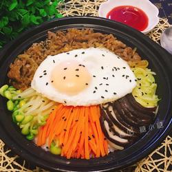 韩式牛肉拌饭的做法[图]