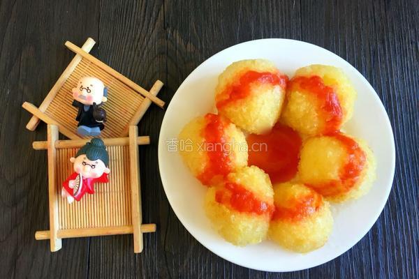 油炸土豆球的做法图解7