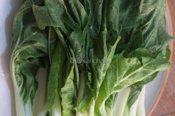 水煮青菜的做法图解1
