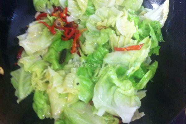 干锅包菜的做法图解6