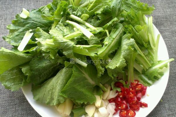 小白菜烧豆腐的做法图解2