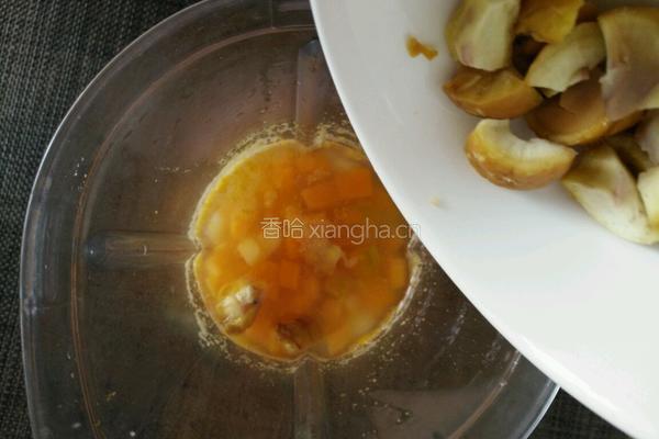 奶香南瓜土豆板栗浓汤的做法图解6