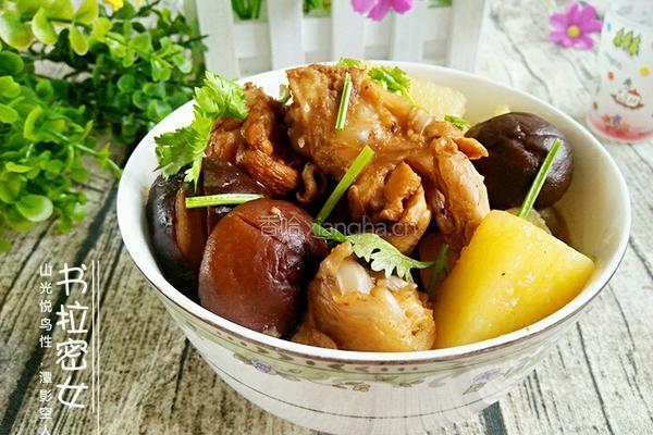 香菇土豆炖鸡块的做法图解13