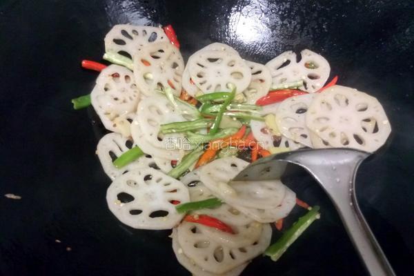 辣脆藕片的做法图解6