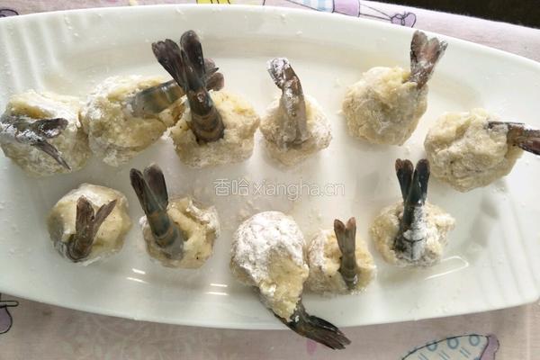 黄金虾球的做法图解7