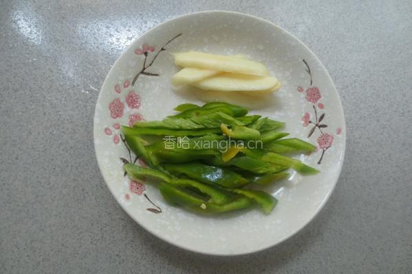 青椒香干肉丝的做法图解6
