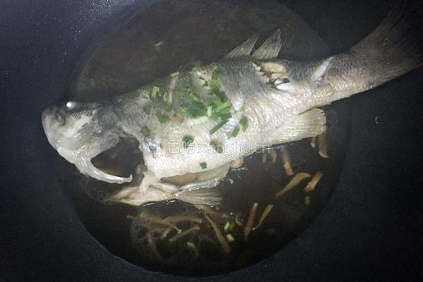 红烧海鲈鱼的做法图解8