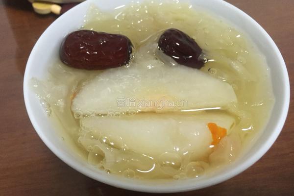 银耳雪梨糖水的做法图解4