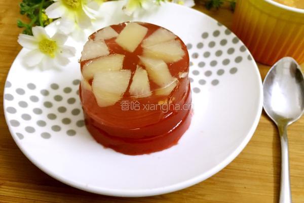 双色荔枝果冻的做法图解6
