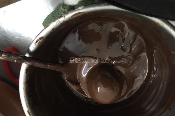 抹茶巧克力的做法图解5