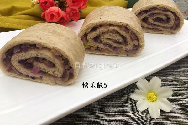 黑豆浆紫甘蓝肉龙的做法图解17