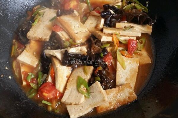 蚝油豆腐木耳的做法图解4