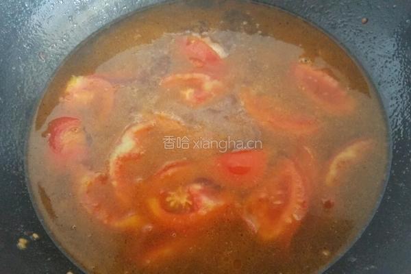 番茄牛肉粉丝汤的做法图解6
