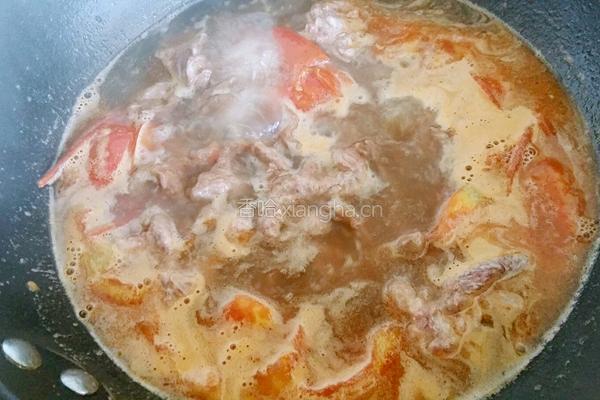 番茄牛肉粉丝汤的做法图解7