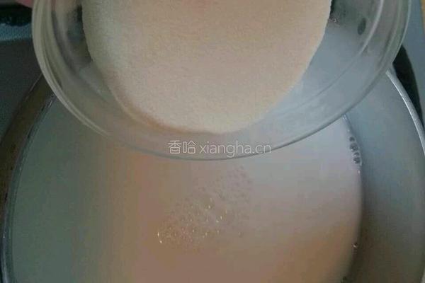 果肉椰汁糕的做法图解5