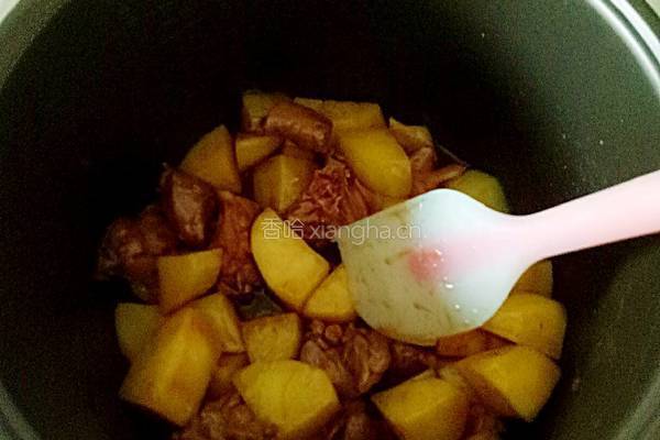 土豆炆鸭的做法图解8