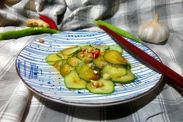 凉拌黄瓜片的做法图解4