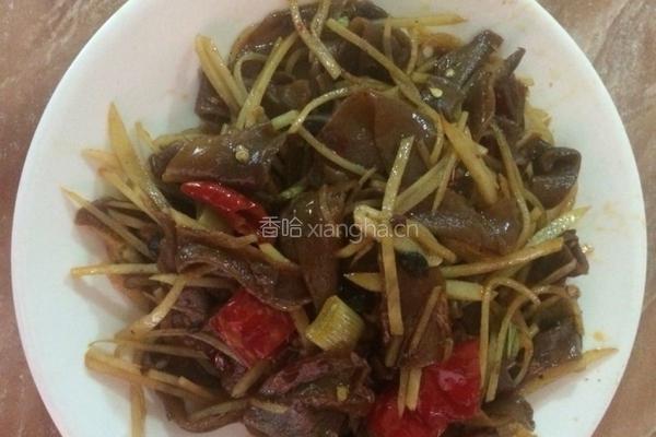 腌菜土豆丝的做法图解4
