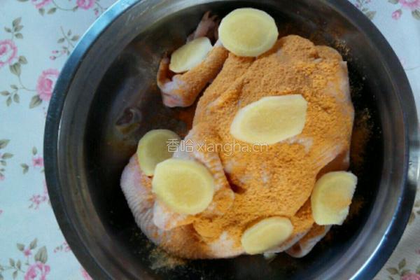 电饭煲烤鸡的做法图解4