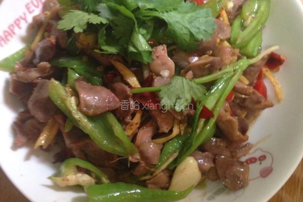 辣炒鸡杂的做法图解7