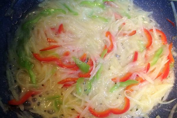 尖椒土豆丝的做法图解3