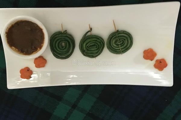 煎长豆卷的做法图解4