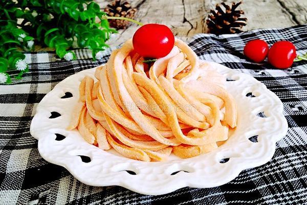 自制蔬菜面条的做法图解16