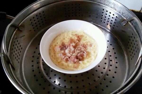 碎肉蒸蛋的做法图解7