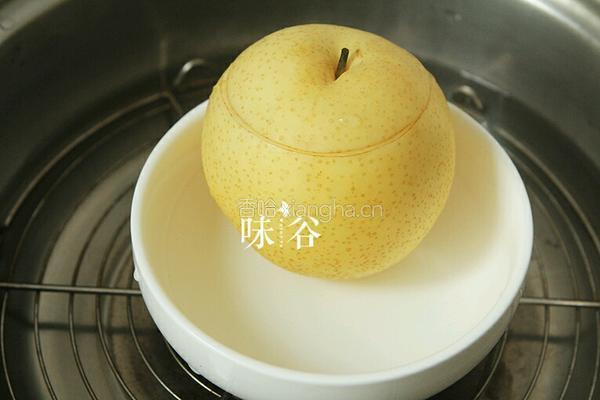 川贝母炖雪梨的做法图解5