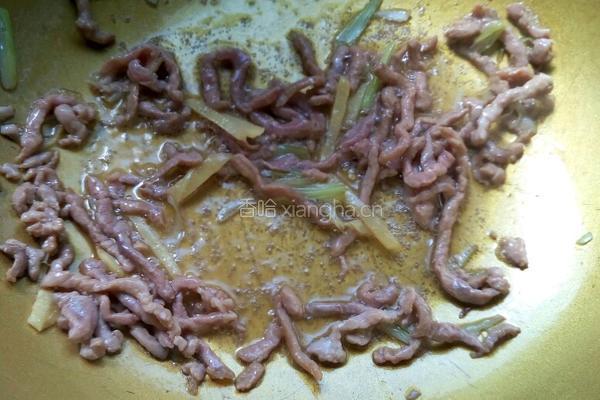猪肉炒豆芽的做法图解5