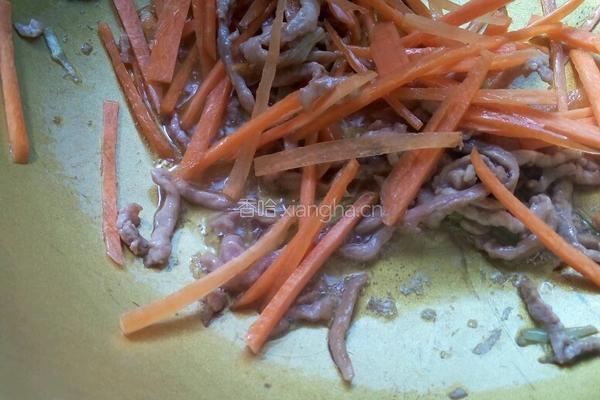猪肉炒豆芽的做法图解6