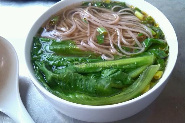 生菜牛肉芥麦面的做法图解8