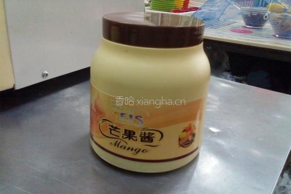 芒果汁一熔岩芝士饭(堡)的做法图解7