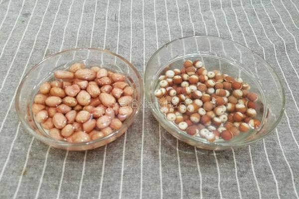 苹果花生芡实鸡汤的做法图解1