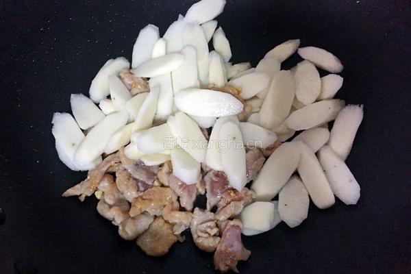 山药炒肉片的做法图解6