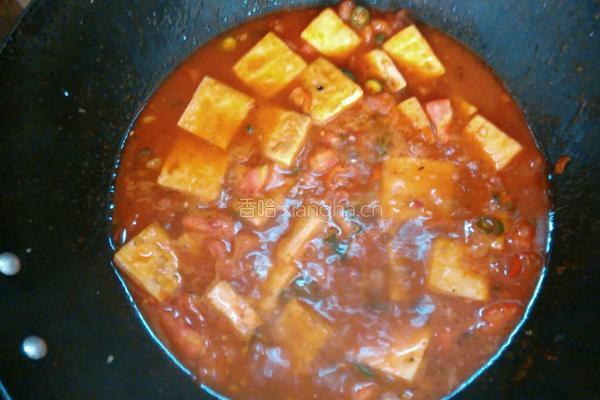韭菜烩豆腐的做法图解5