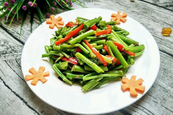炒空心菜梗的做法图解8