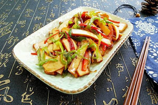 尖椒炒豆干的做法图解10