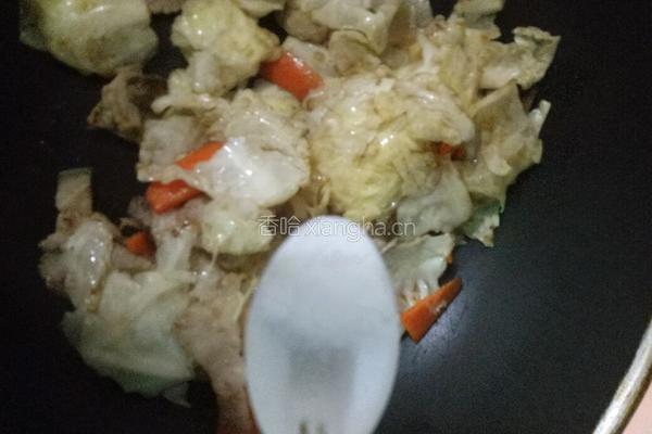 卷心菜回锅肉的做法图解7