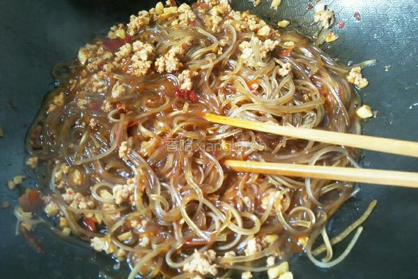 肉沫粉条的做法图解7