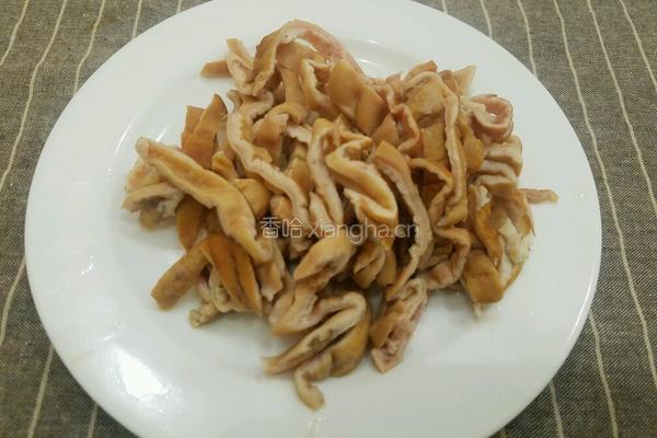 五色炒大肠的做法图解1