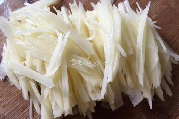 土豆丝炒饭的做法图解3