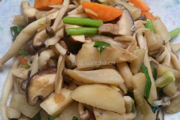 红薯炒杂菌的做法图解6